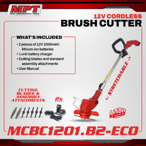MPT MCBC1201.B2-ECO 12V Cordless Brush Cutter
