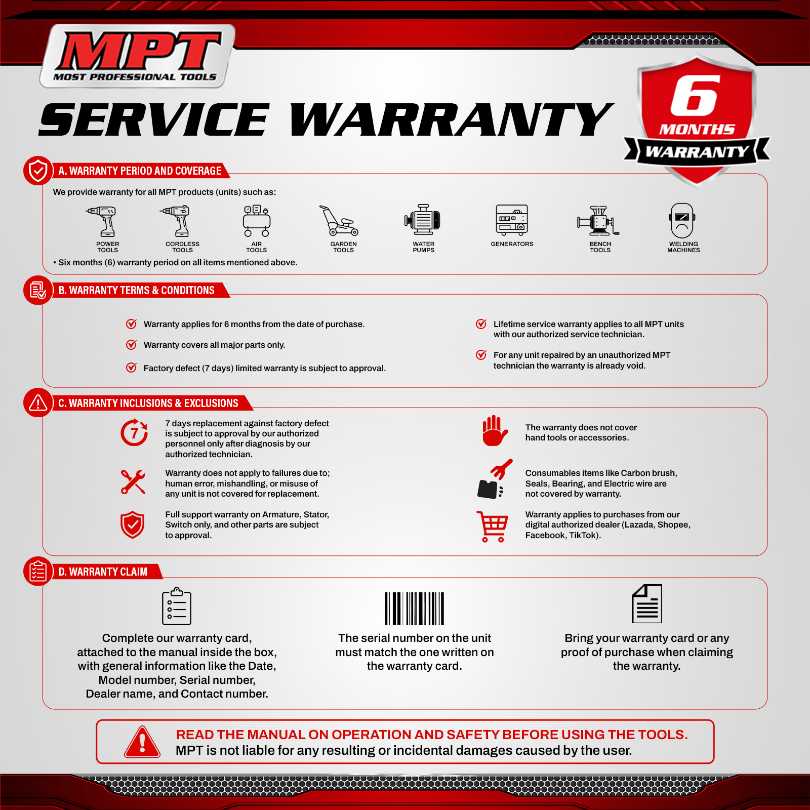 MPT MCSD4006.3 4V Li-Ion Cordless Screwdriver Set – 50PCS - Image 3