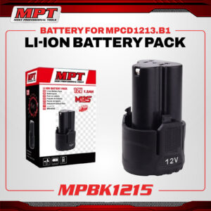 MPT MPBK1215 12V 1.5Ah Li-Ion Battery Pack